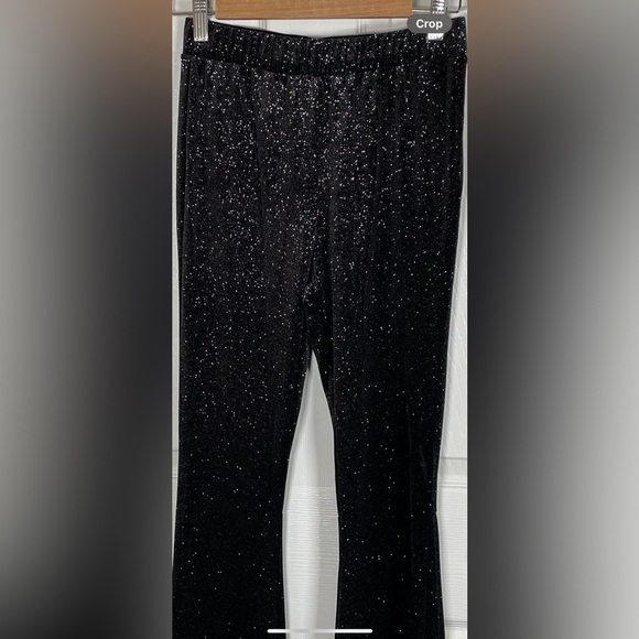 NEW SAINTS & HEARTS sparkle sequin trouser - volume in black Small NWT - Picture 7 of 12